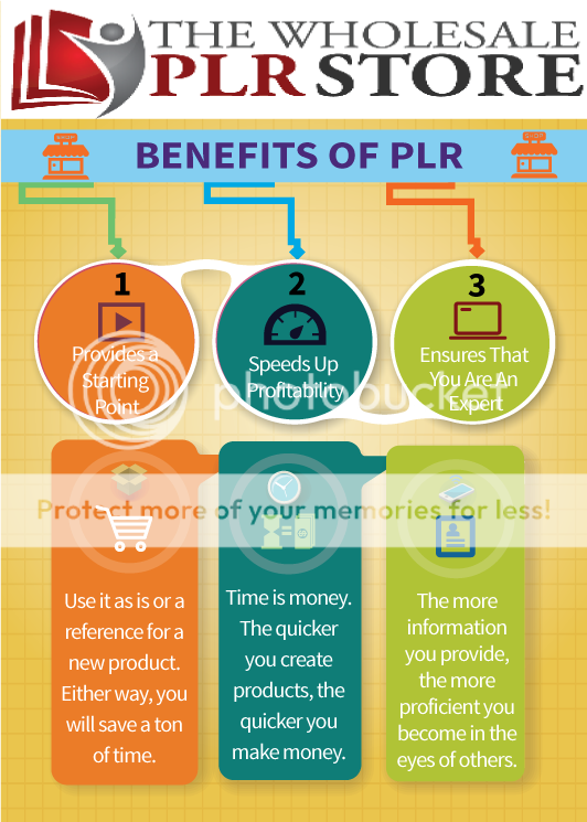The benefits of PLR infographic (c) liwengee the infographic
